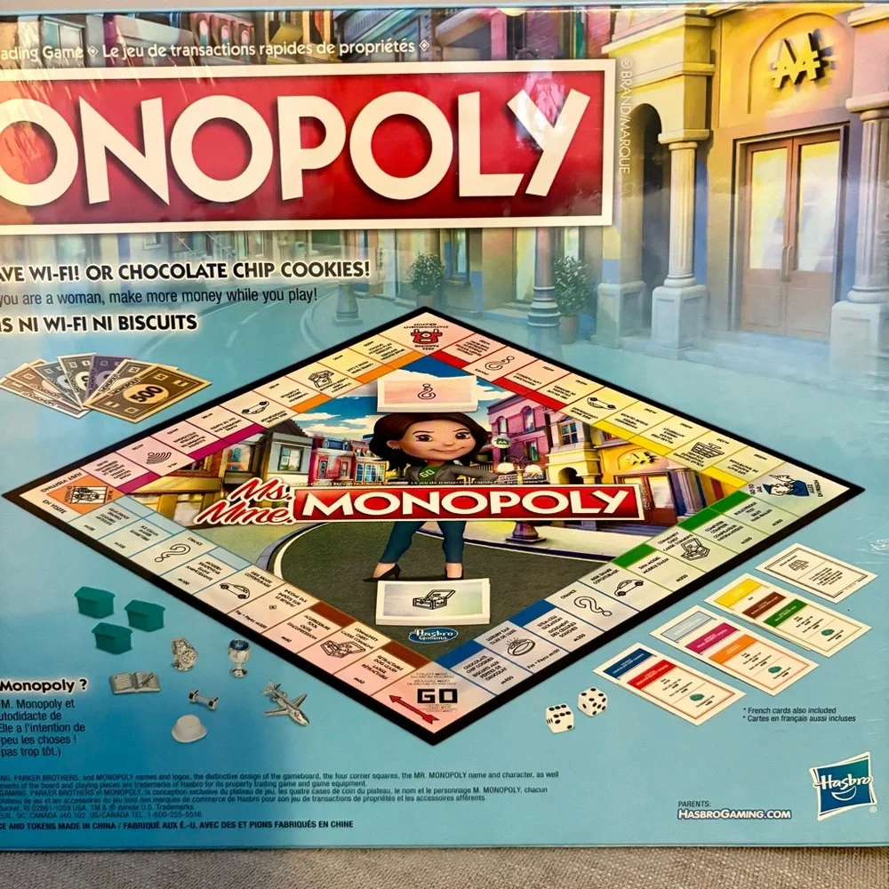 Hasbro Brand New Sealed in Package Ms. Monopoly Board Game - Picture 5 of 6